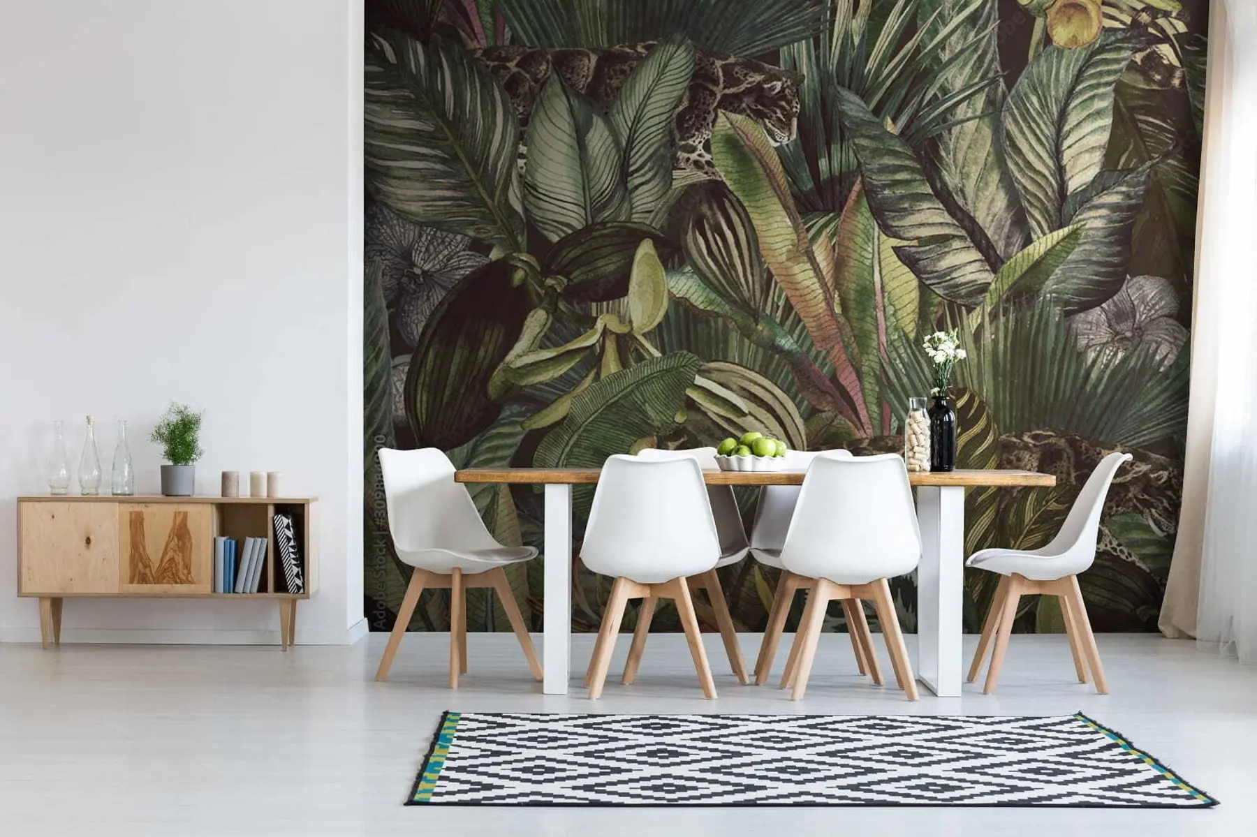 Carta da parati nature Giungla misteriosa 