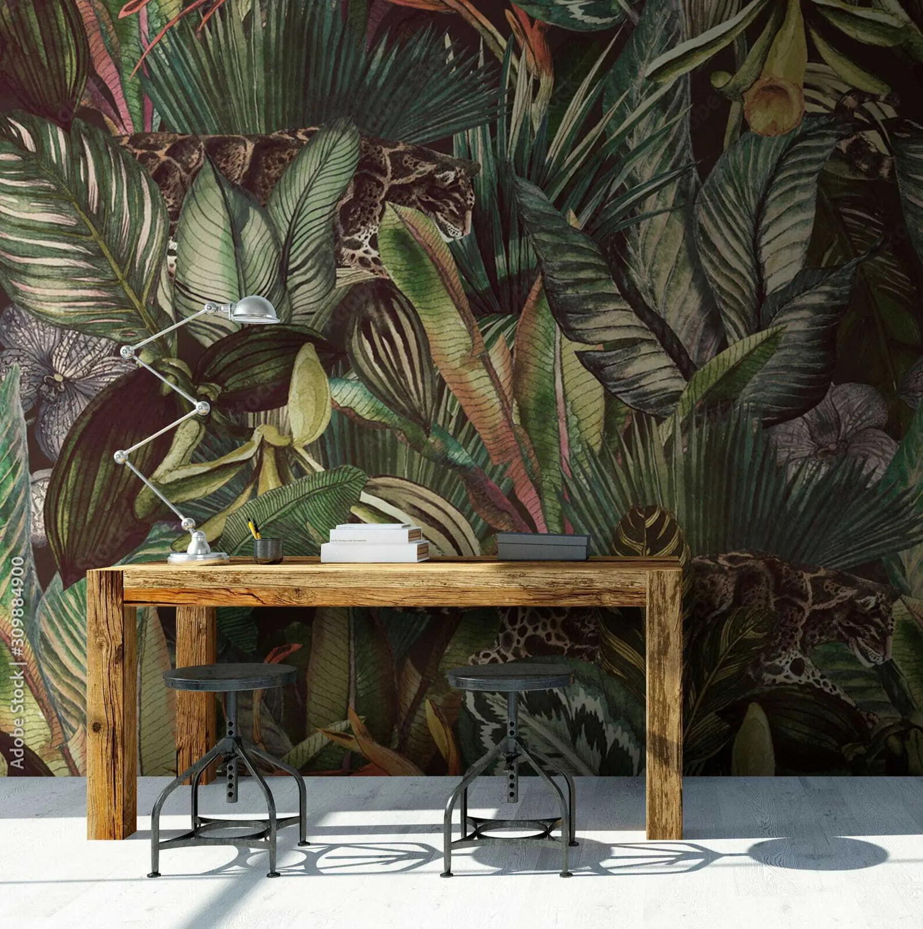 Carta da parati nature Giungla misteriosa 