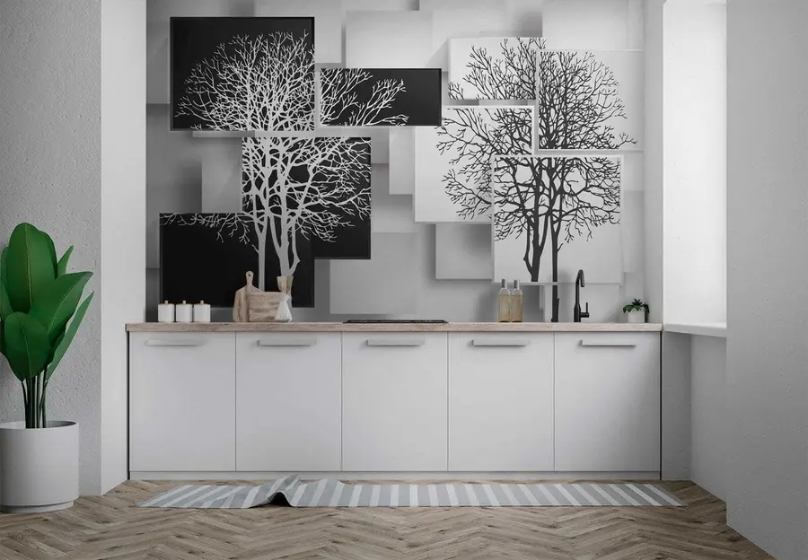 carta da parati Albero di Yin Yan nr. u09369