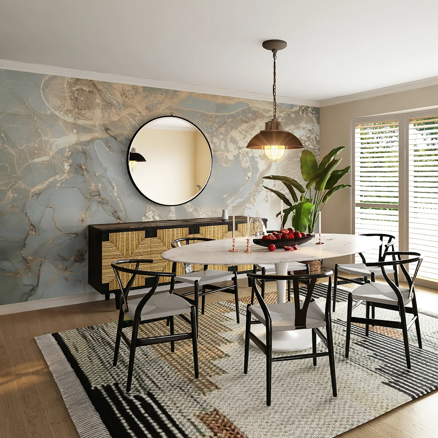 carta da parati Marmo grigio e giallo nr. u17492