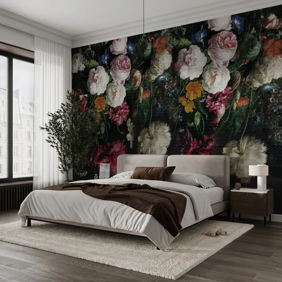 Carta da parati Floreale bouquet colorato n. u19866