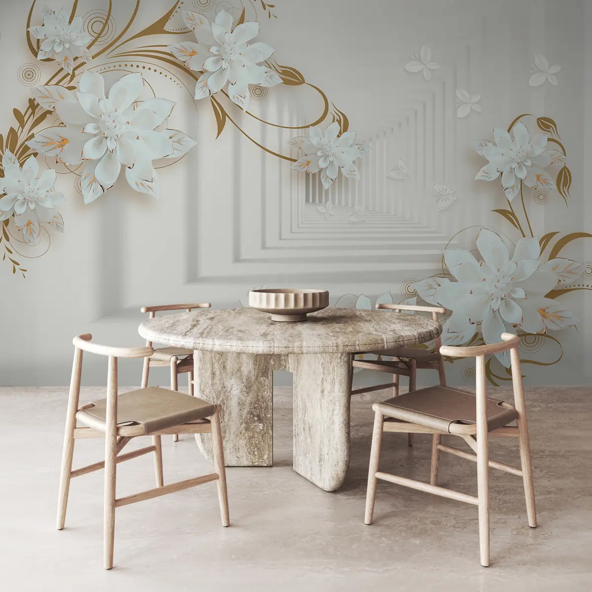 carta da parati Fiori nel tunnel nr. u21861