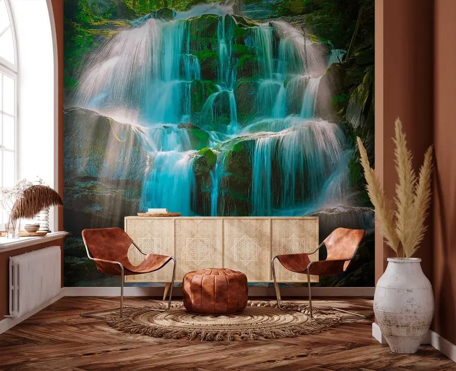 Carta da parati nature Cascate Azzurre 