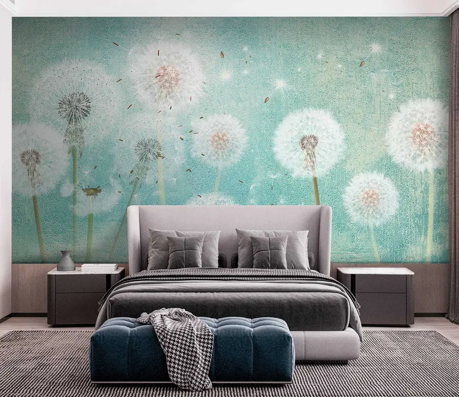 Carta da parati Floreale Denti di leone carini n. u46357