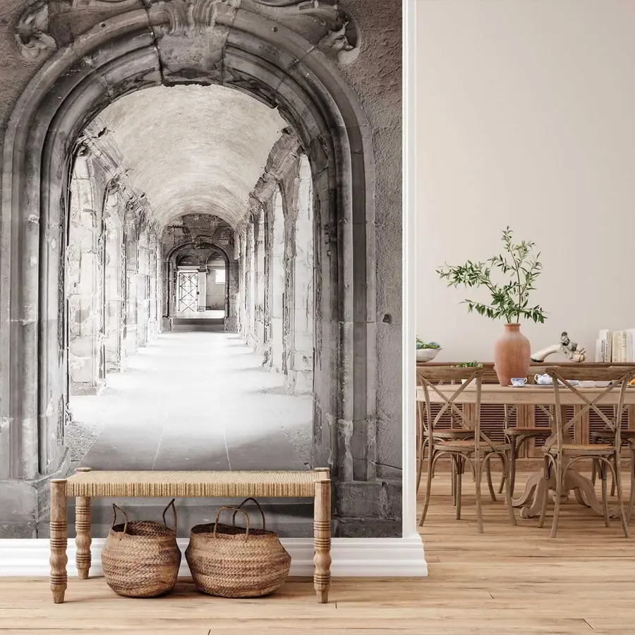 Carta da parati che aumenta lo spazio Antico arco