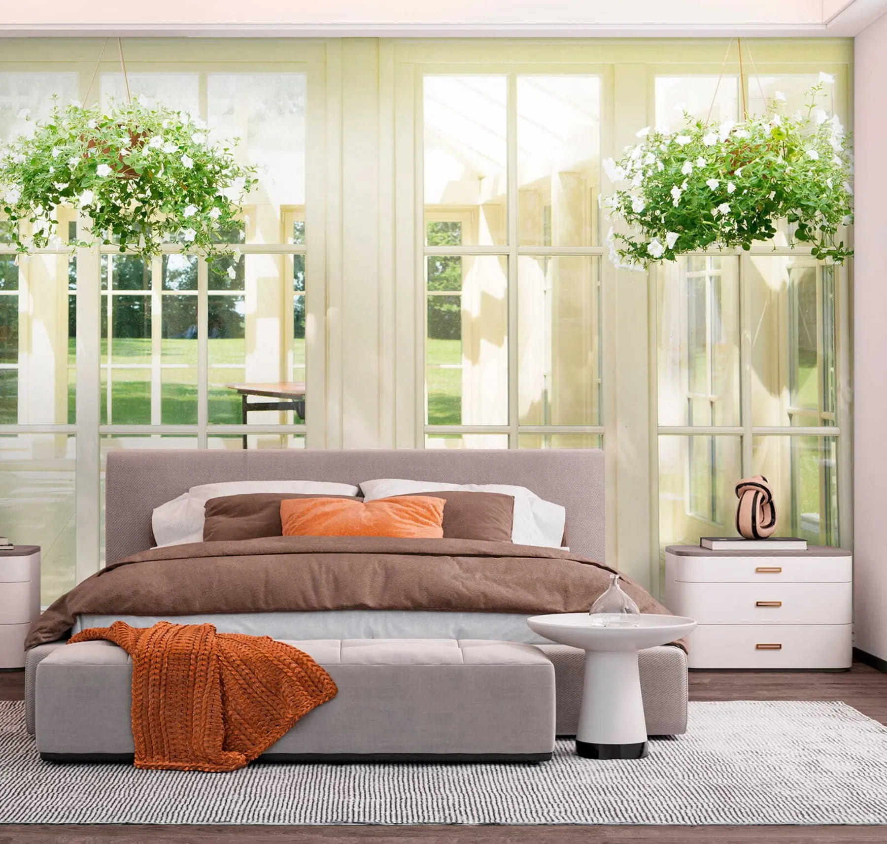 Carta da parati Finestre Giorno soleggiato