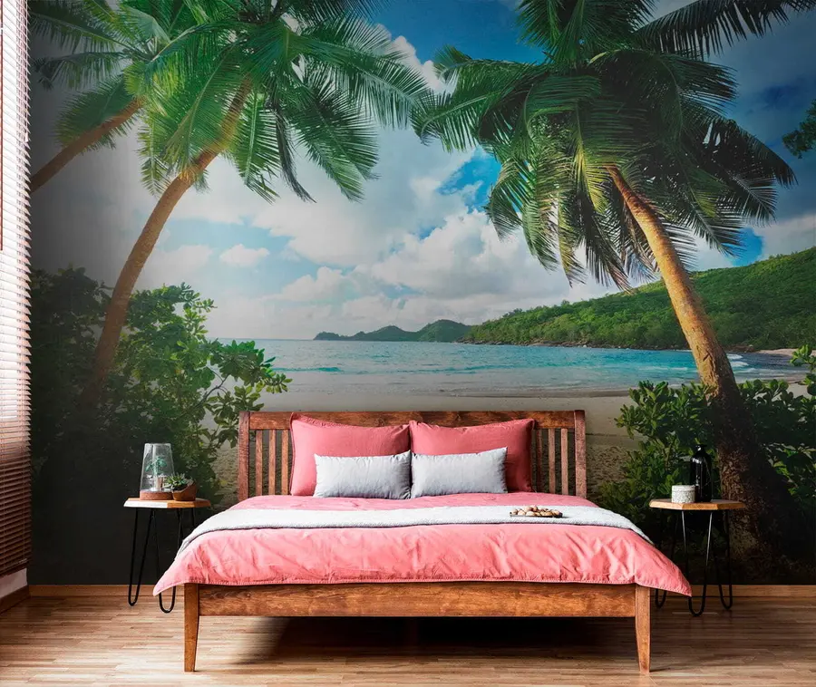 Carta da parati nature Riposa sotto le palme 