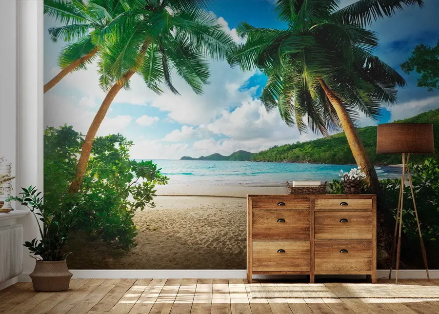 Carta da parati nature Riposa sotto le palme 