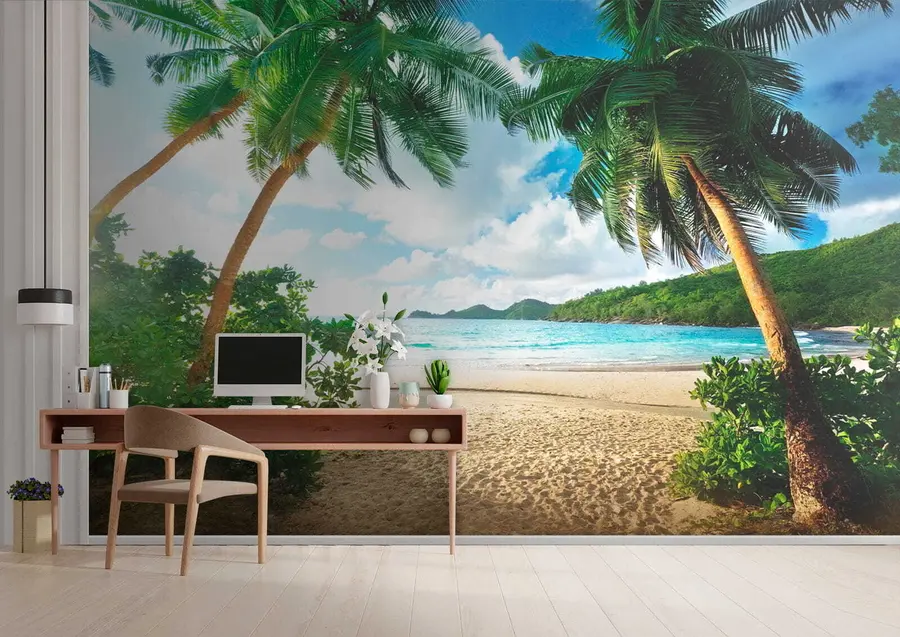 Carta da parati nature Riposa sotto le palme 