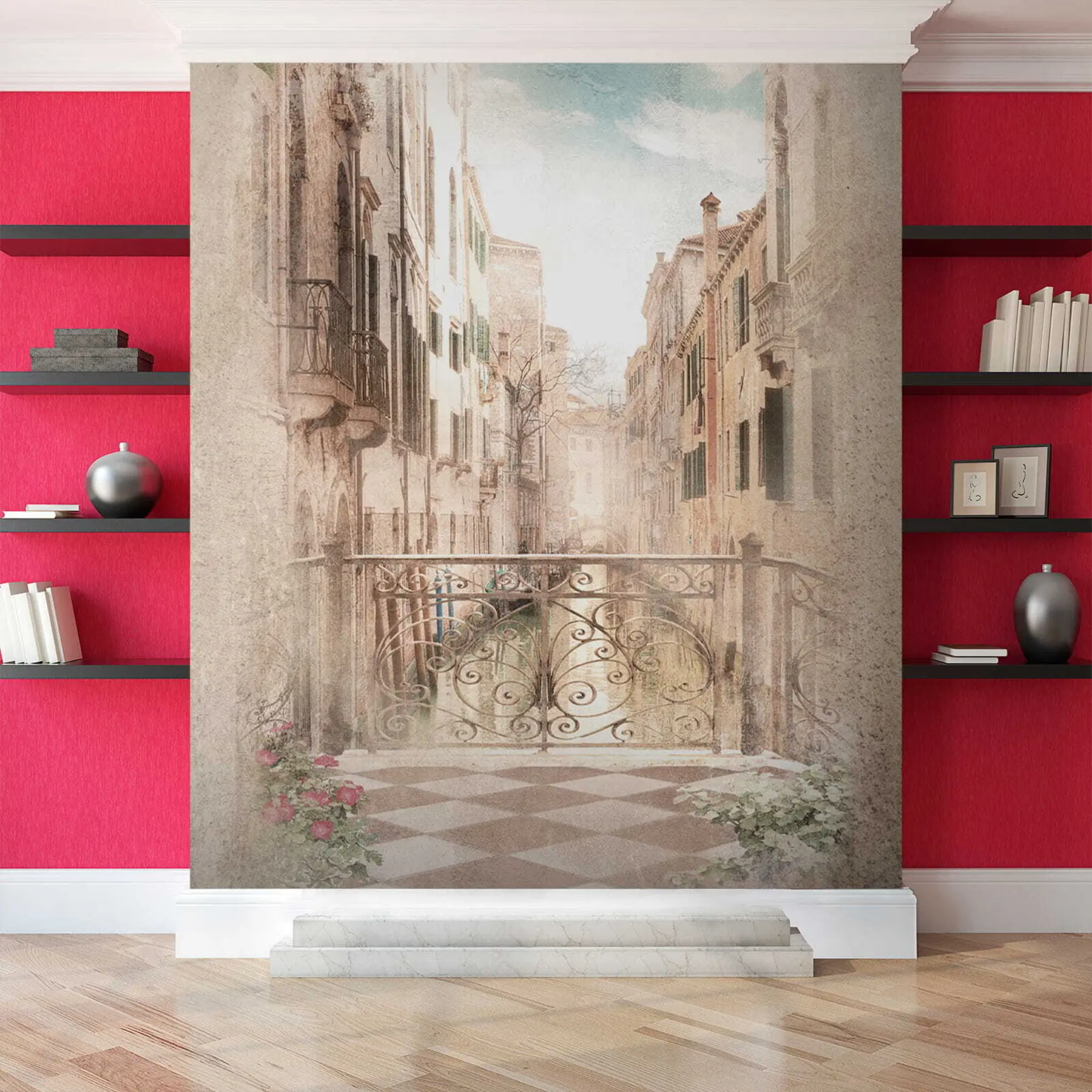 carta da parati Balcone, strada italiana nr. u60320