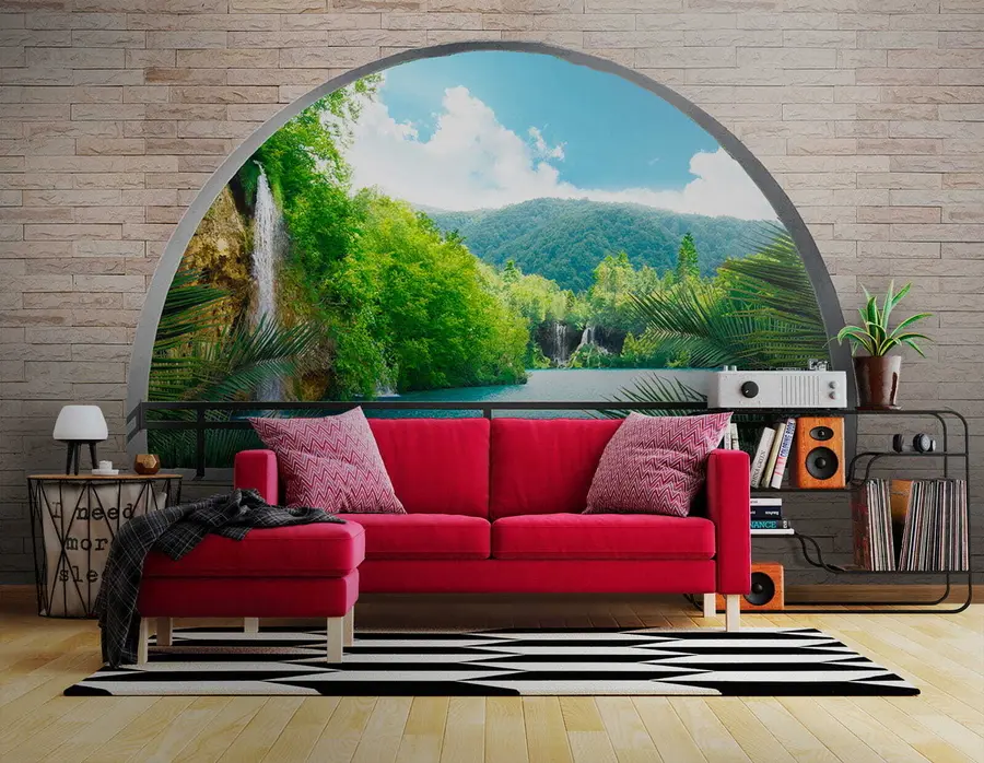 Carta da parati Finestre Altre misure