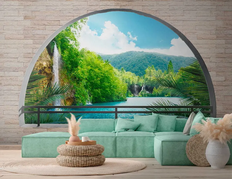 Carta da parati Finestre Altre misure