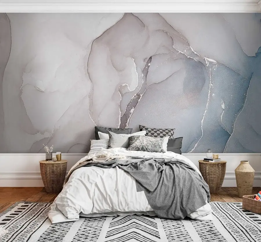 carta da parati Fluido blu nr. u78458