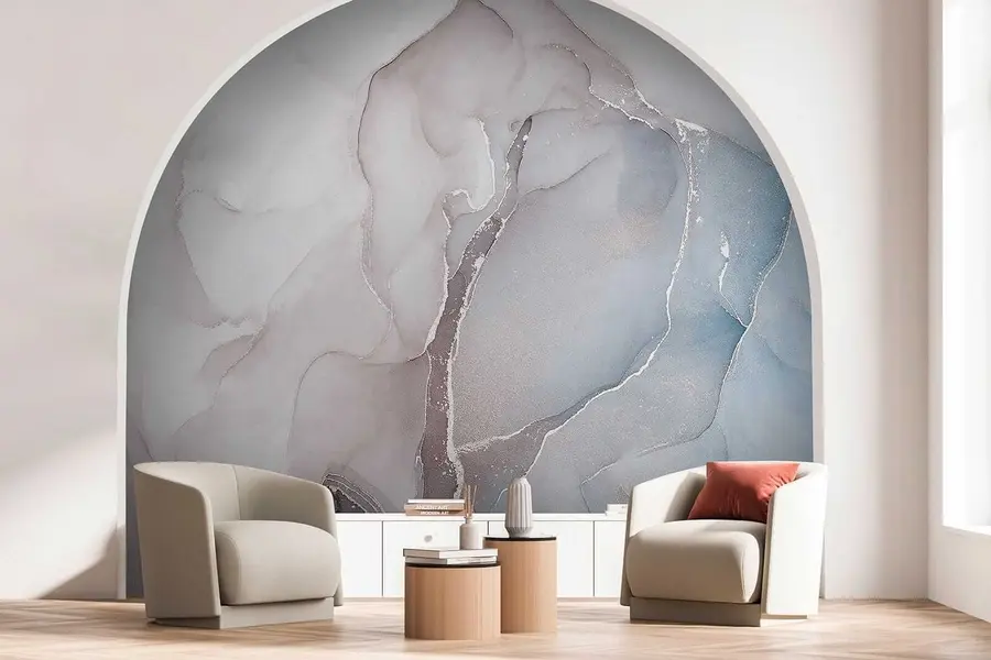 carta da parati Fluido blu nr. u78458