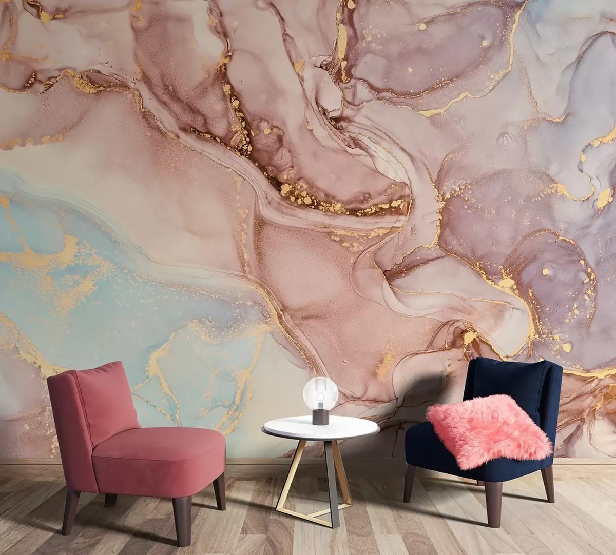 carta da parati Marmo da favola luminoso nr. u71345