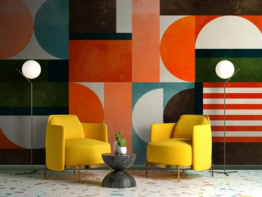 carta da parati Deco retrò nr. u71427