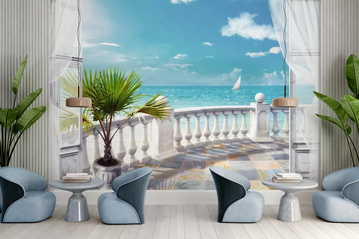 carta da parati Acqua, nuvola e cielo nr. u26132