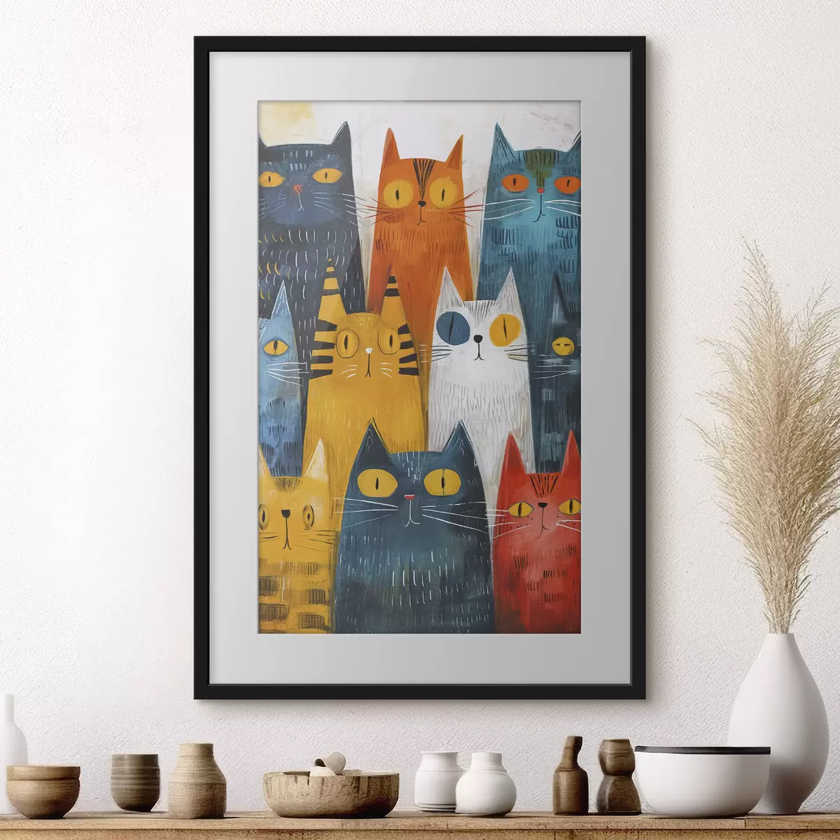 Poster Gatto e gioia f37559