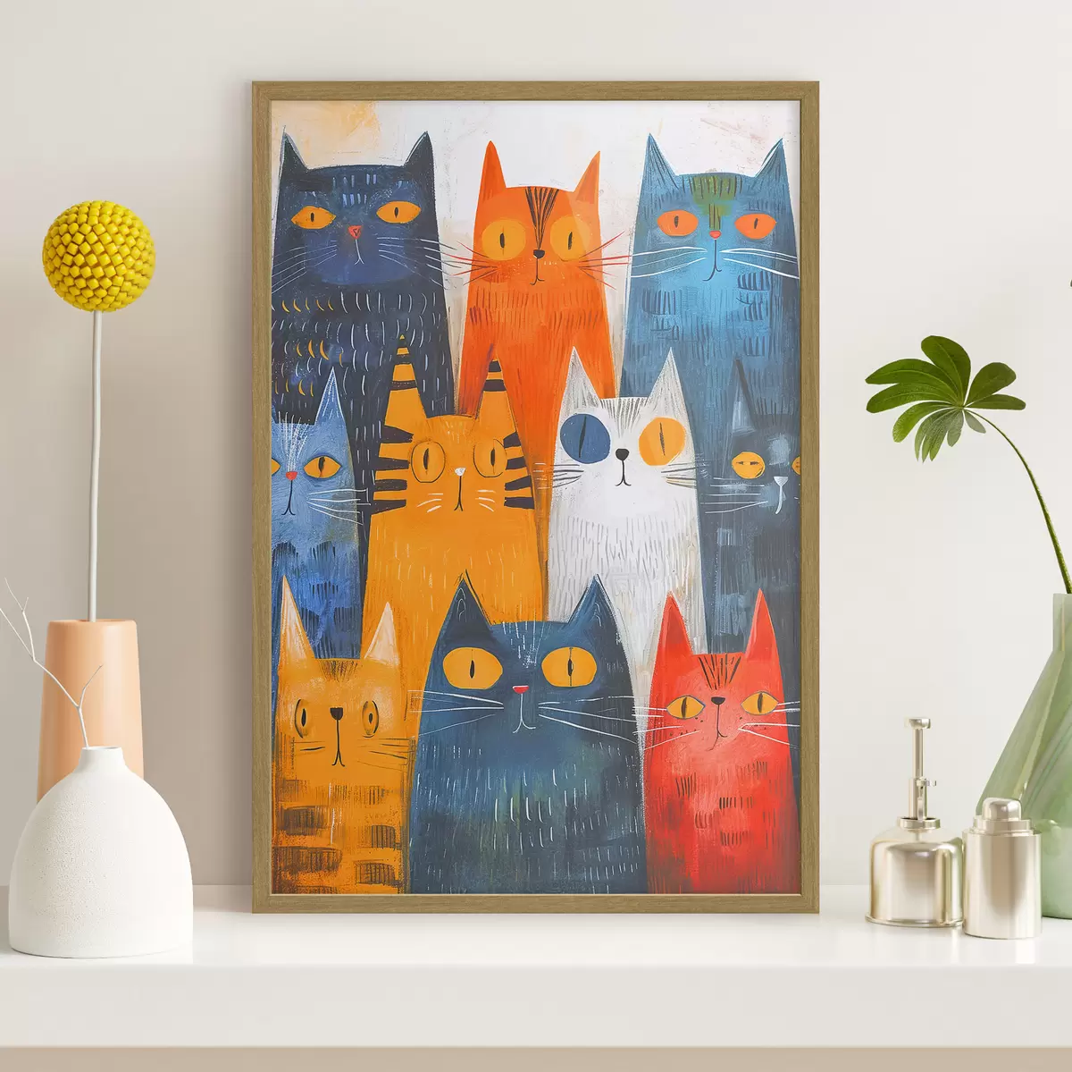 Poster Gatto e gioia f37559