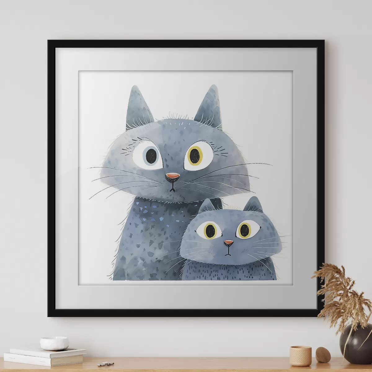 Poster Gatto e bagliore f37562