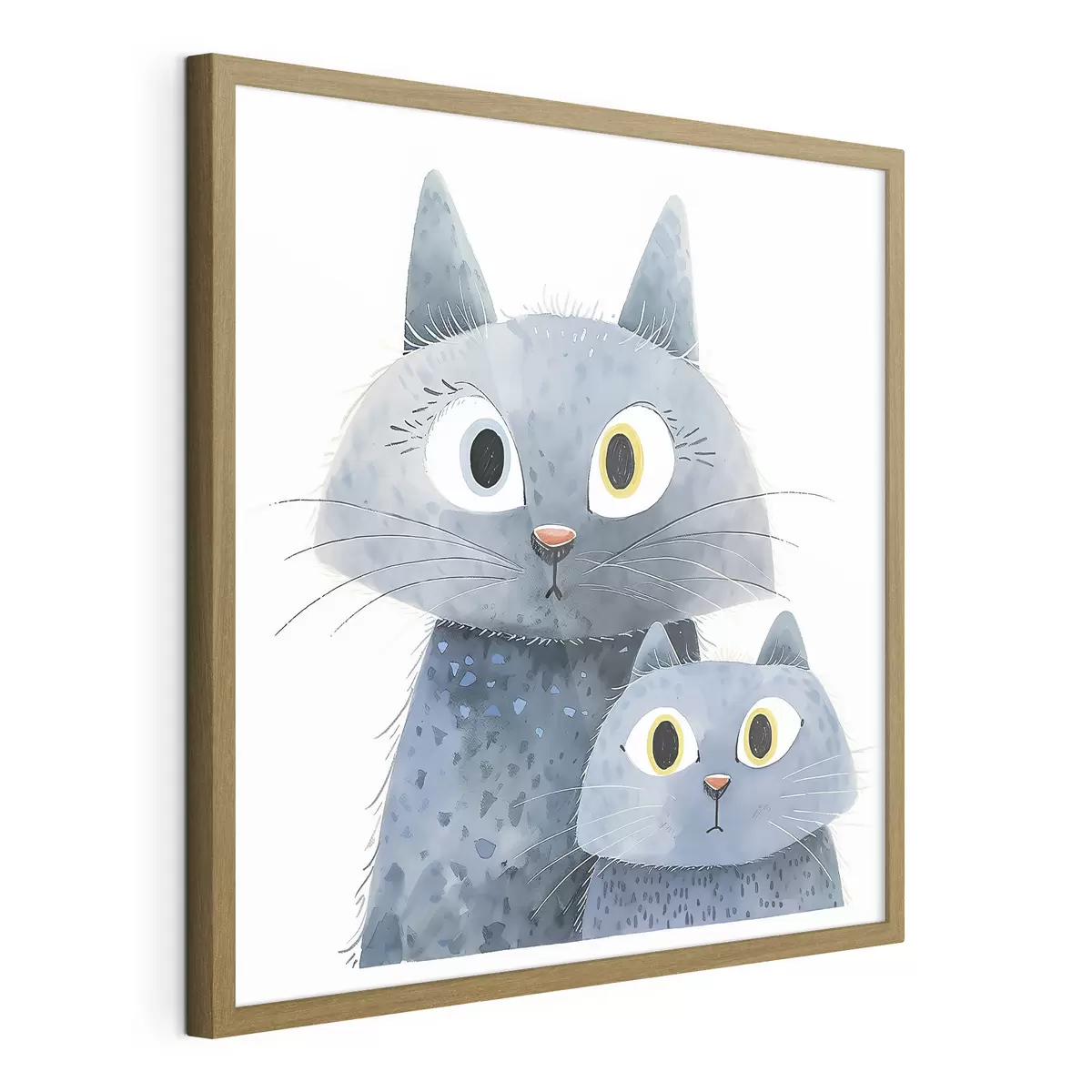 Poster Gatto e bagliore f37562