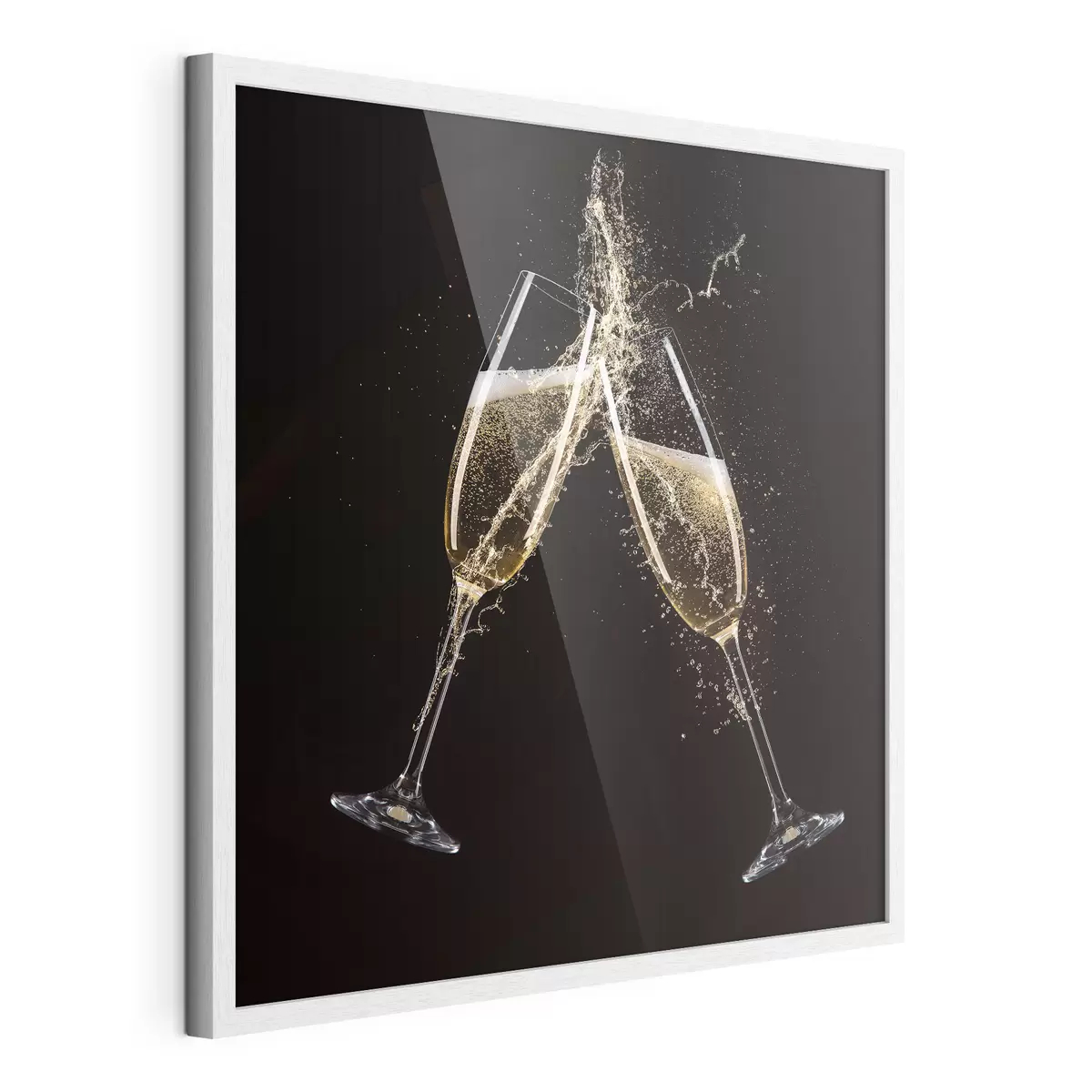 Poster Spruzzata di champagne f37040