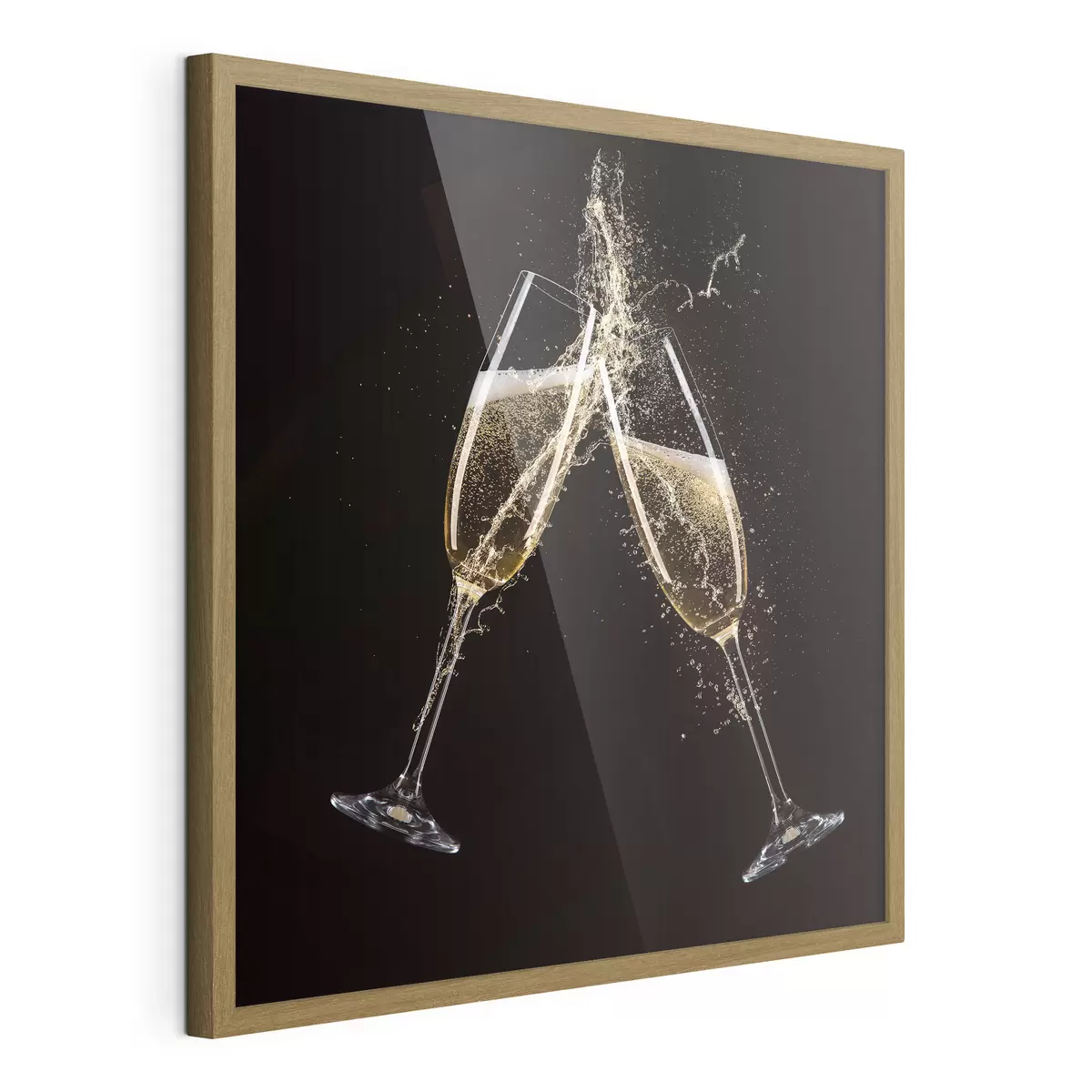 Poster Spruzzata di champagne f37040