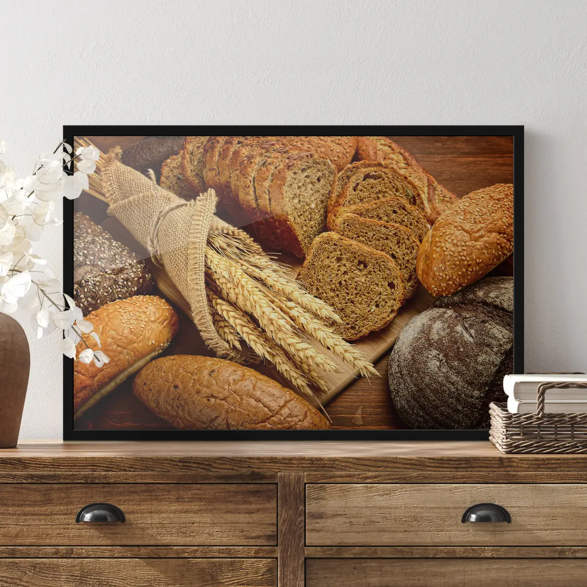 Poster Pane e grano assortiti in esposizione f37047