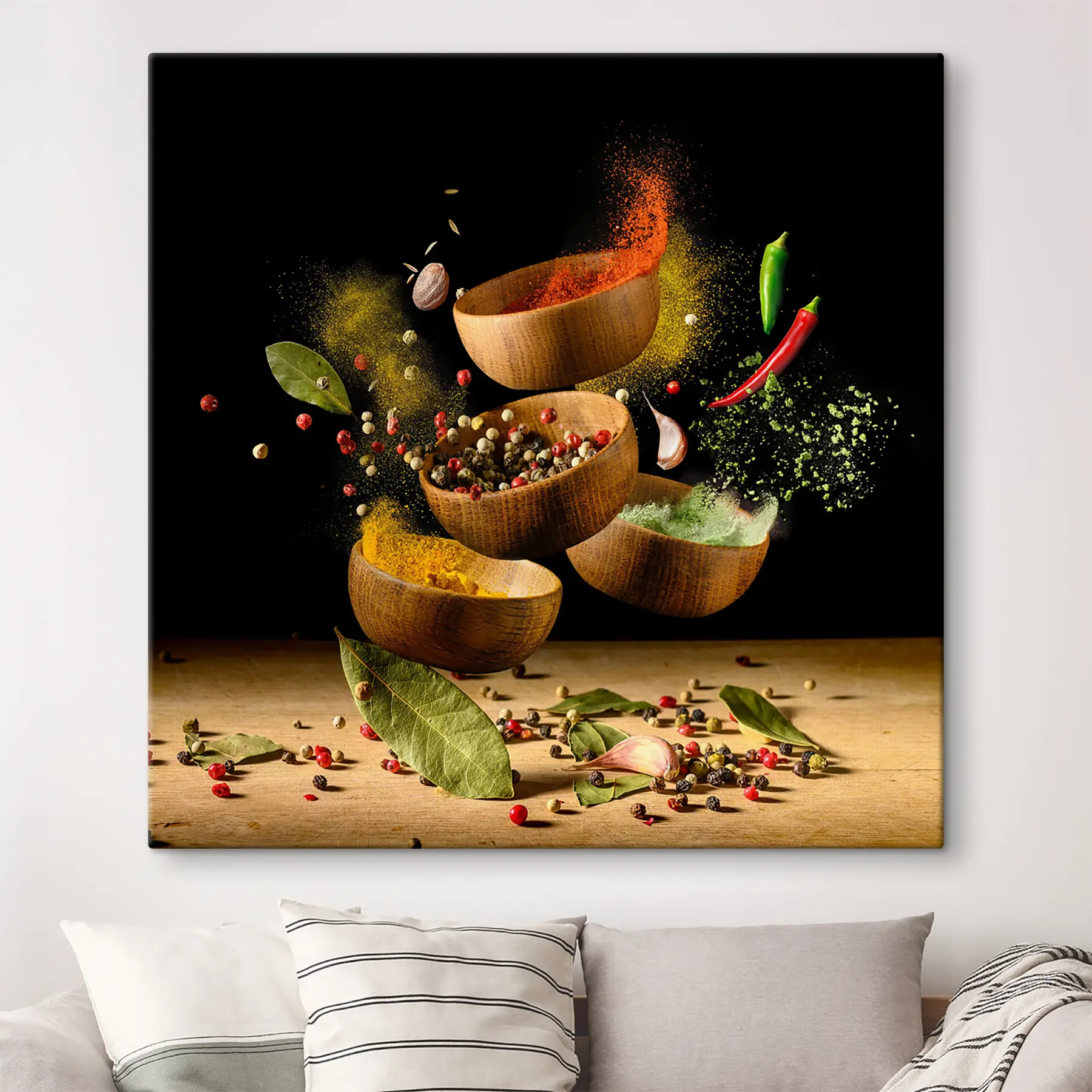 carta da parati Spezie che danzano nell'aria nr. s37045