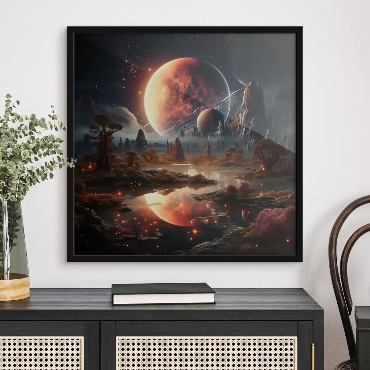 Poster Foresta nello spazio f37392