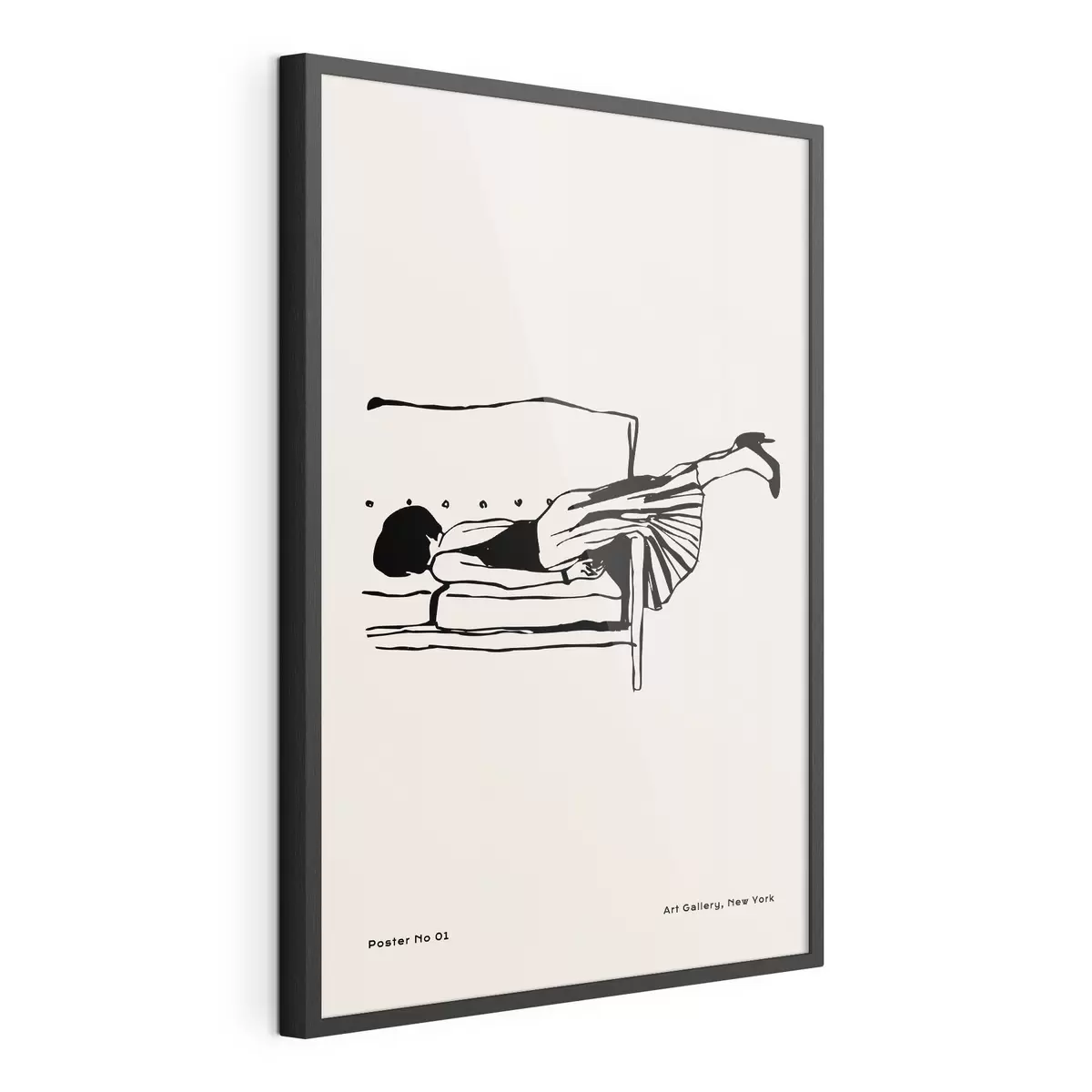 Poster Rilassarsi in una posa elegante f37422
