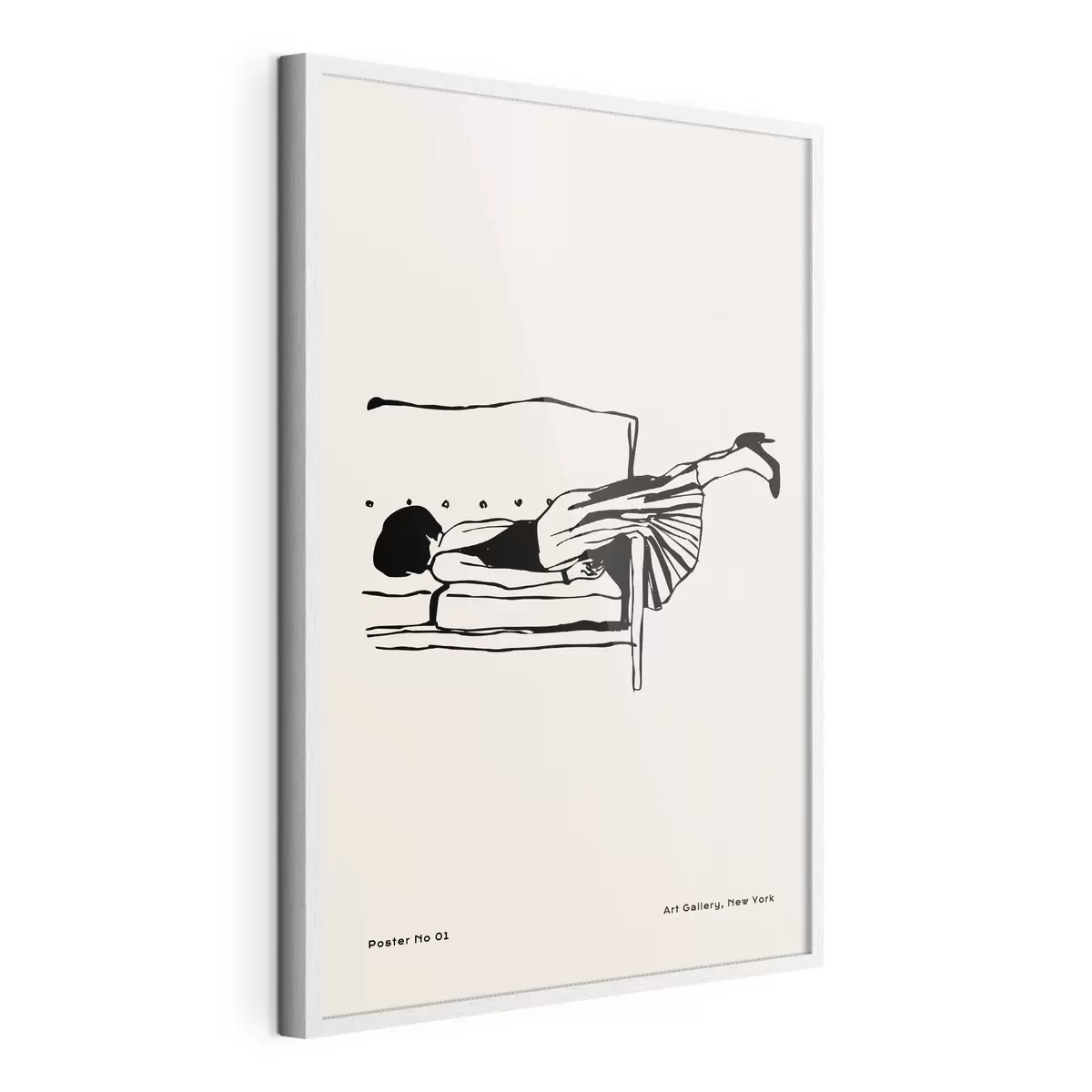 Poster Rilassarsi in una posa elegante f37422
