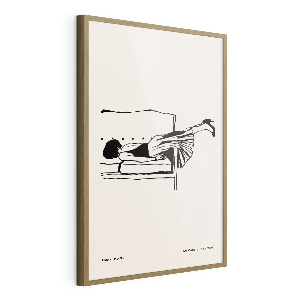 Poster Rilassarsi in una posa elegante f37422