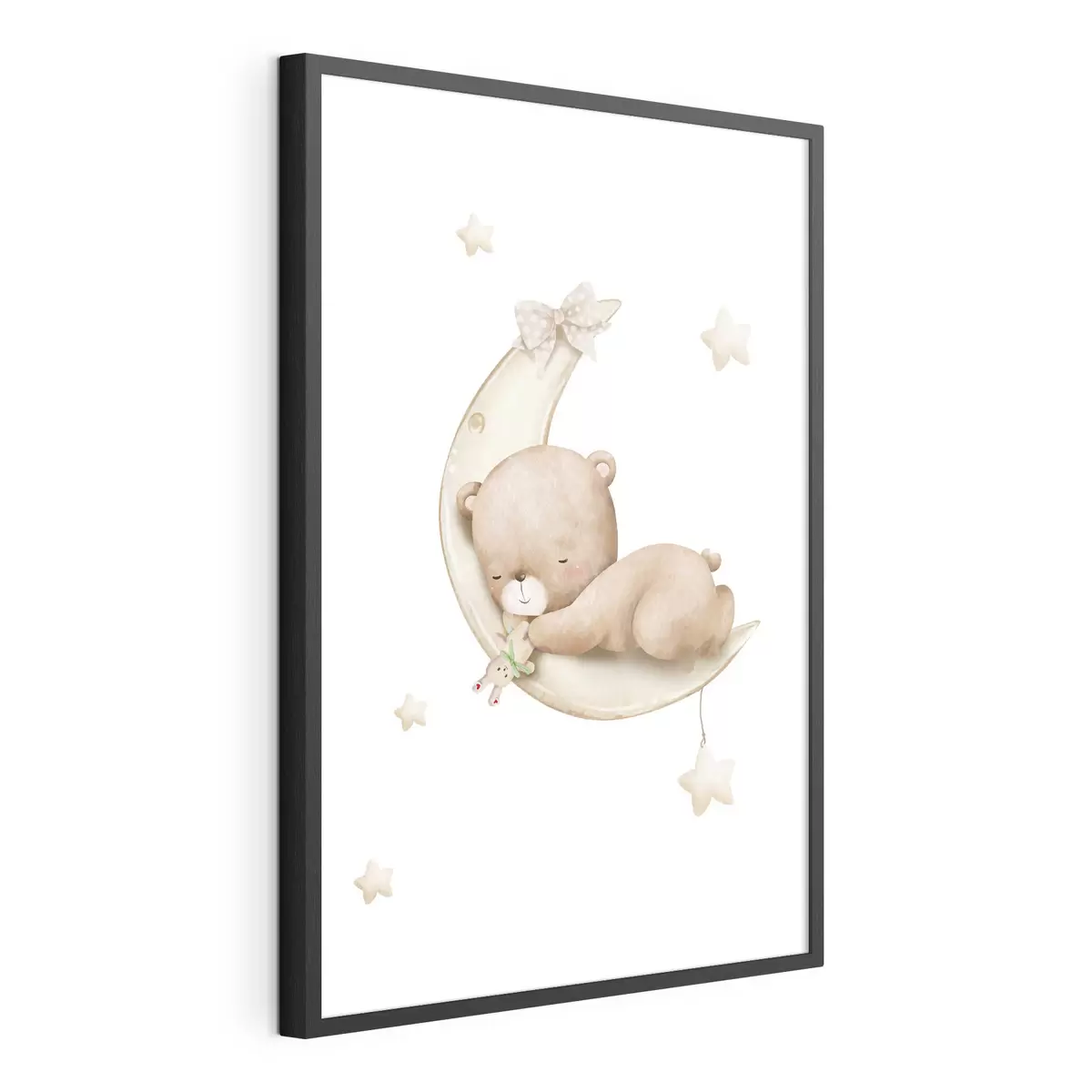 Poster Orso coccoloso che sogna sulla luna f37917