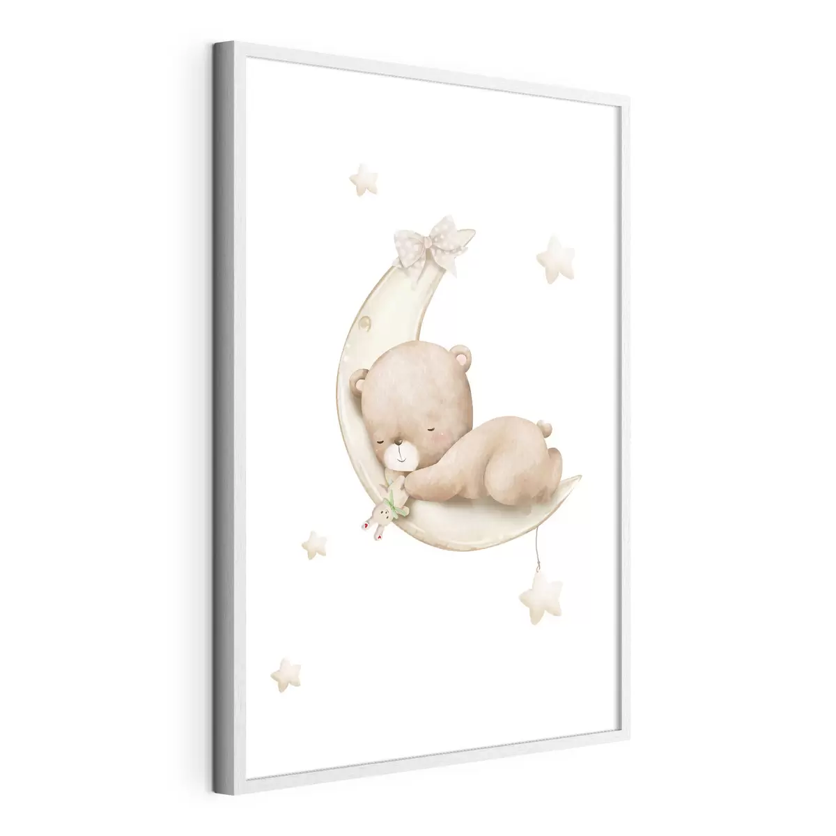 Poster Orso coccoloso che sogna sulla luna f37917