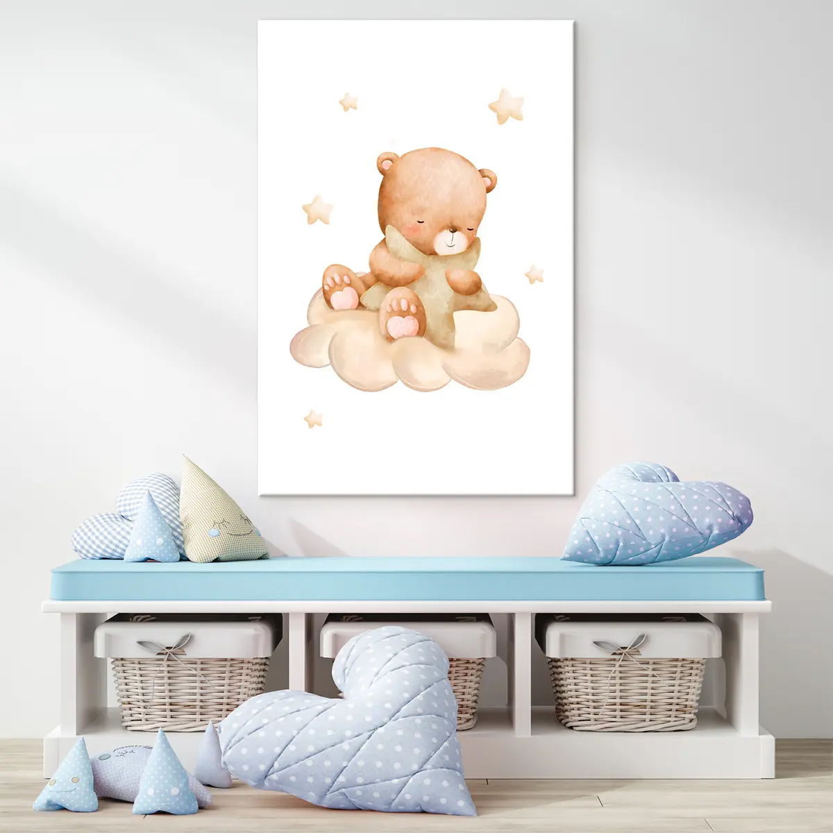 carta da parati Orsetto che sogna tra le stelle nr. s37919