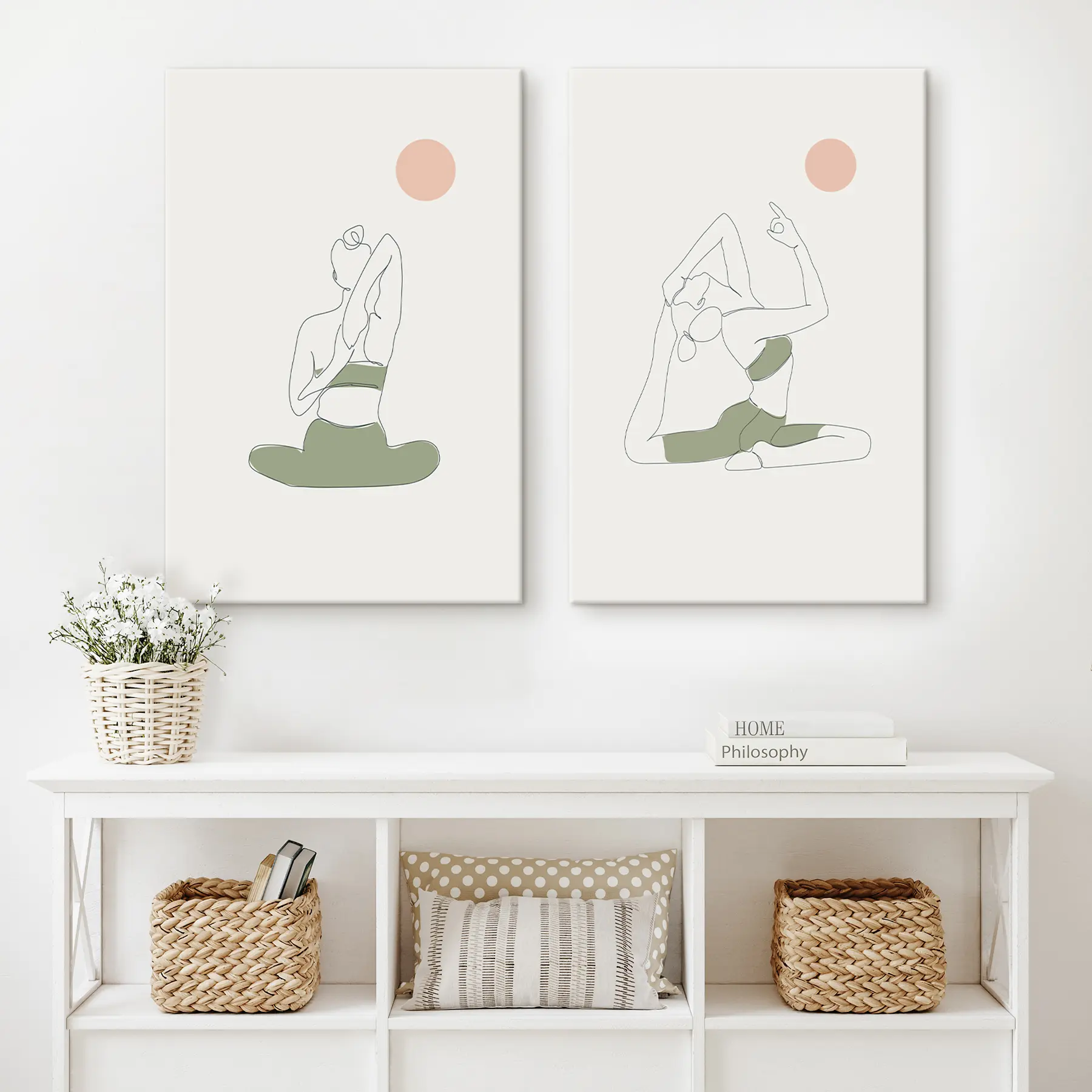 carta da parati Movimenti consapevoli in pose pacifiche nr. m00300