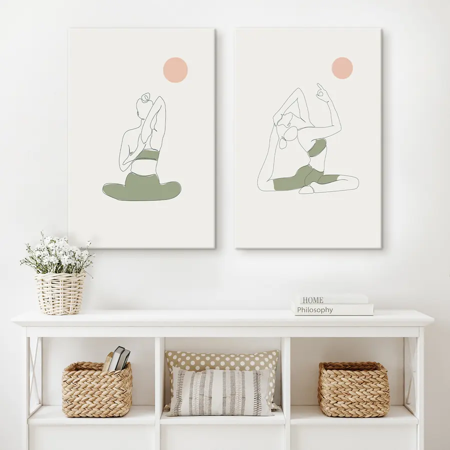 carta da parati Movimenti consapevoli in pose pacifiche nr. m00300