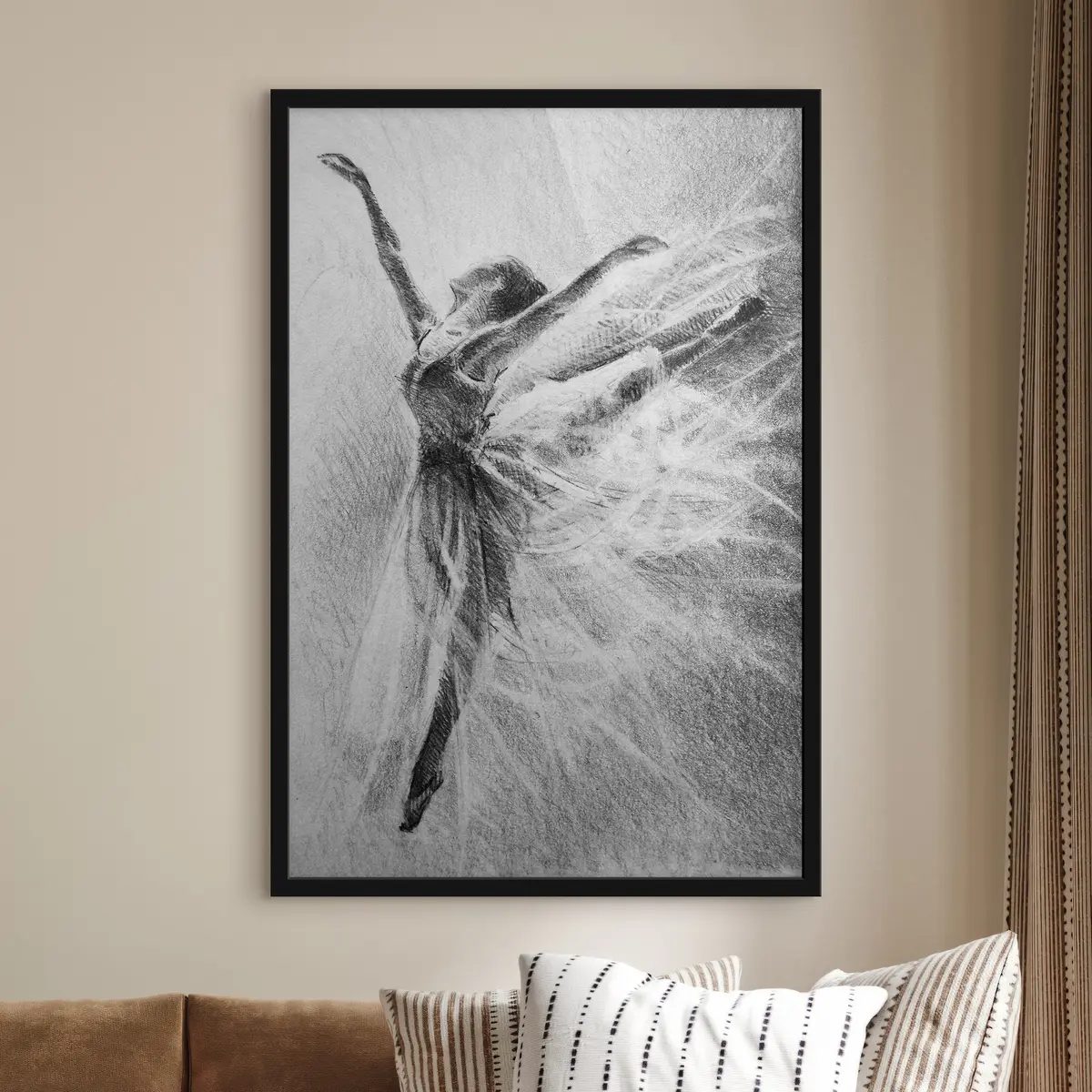 Poster L'eleganza catturata in un movimento aggraziato f37895