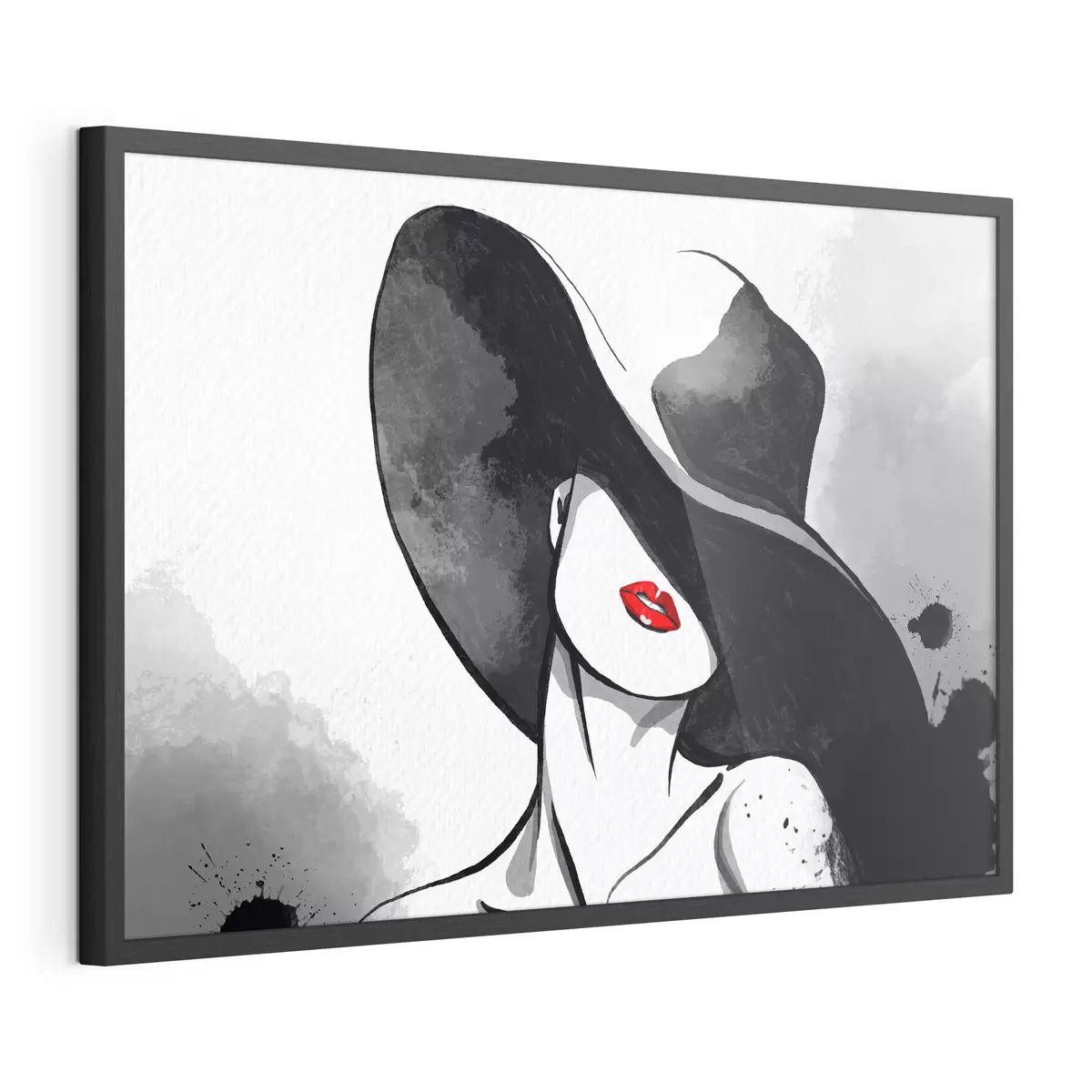 Poster Eleganza misteriosa in tonalità monocromatiche f37745