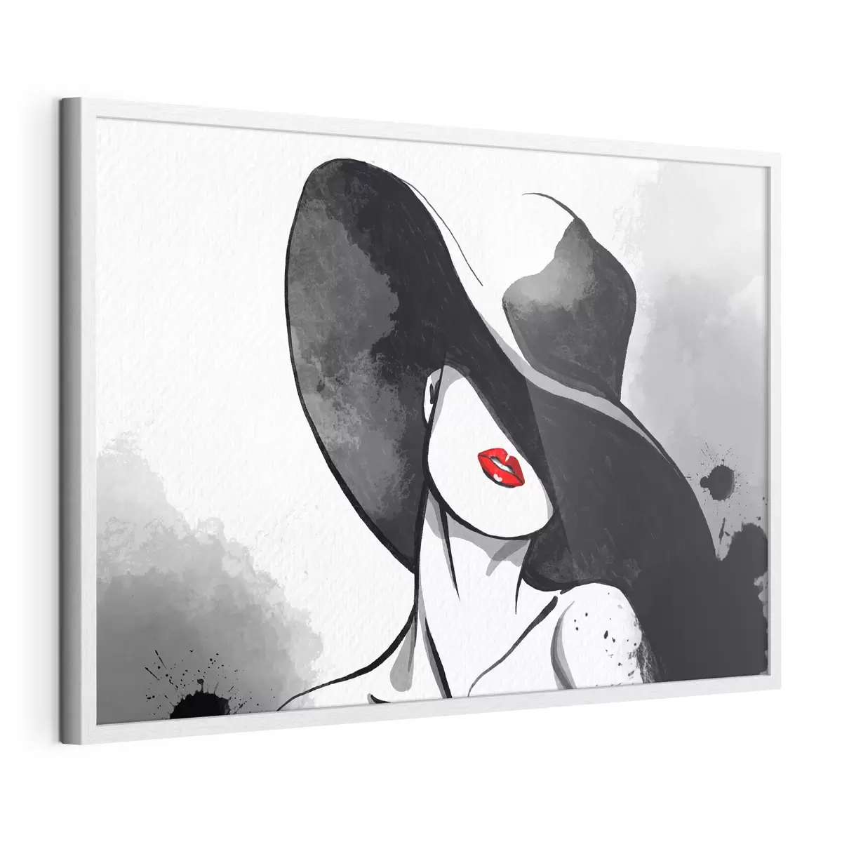 Poster Eleganza misteriosa in tonalità monocromatiche f37745