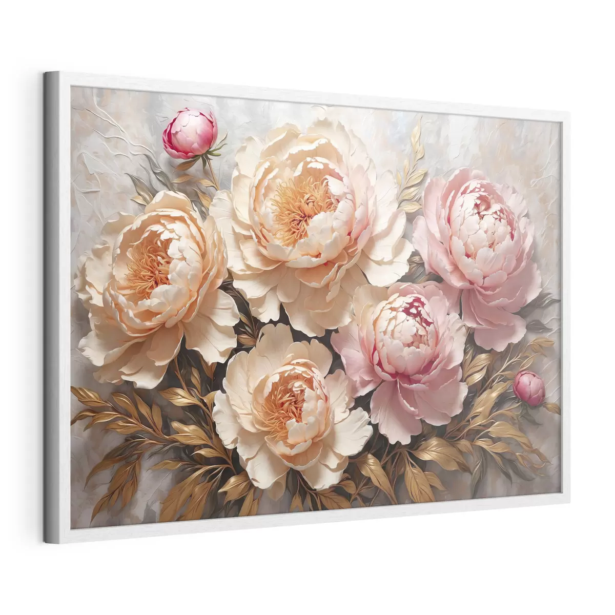 Poster Peonie dai colori caldi f38065