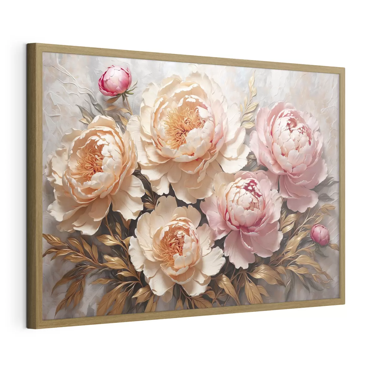 Poster Peonie dai colori caldi f38065