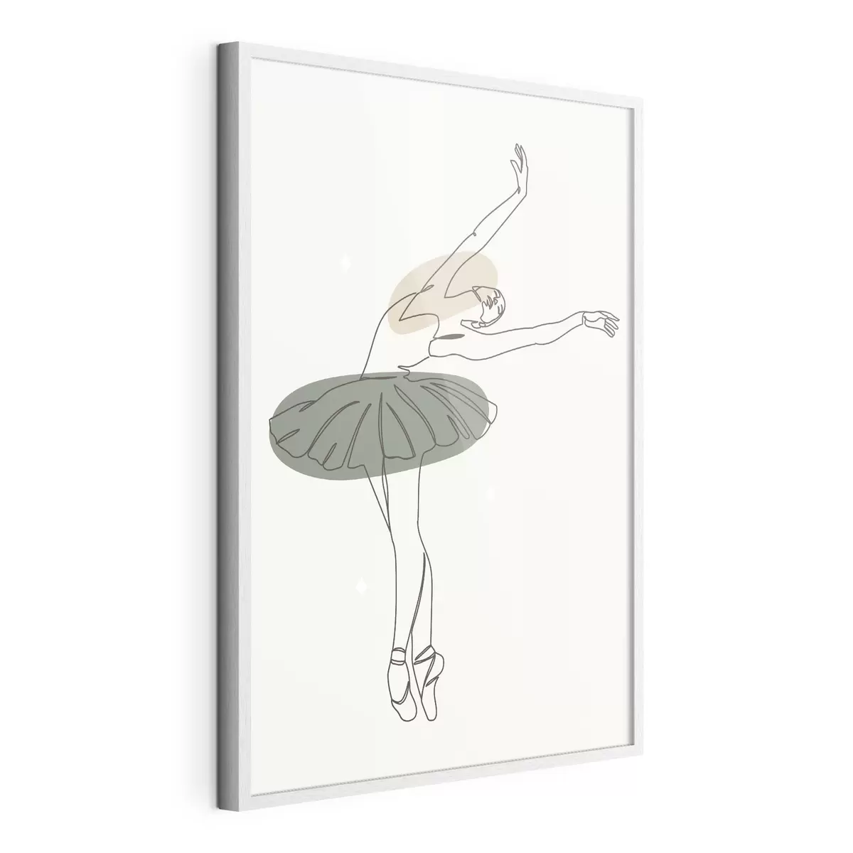 Poster Linee minimaliste boho in stile ballerina per ragazza f38076