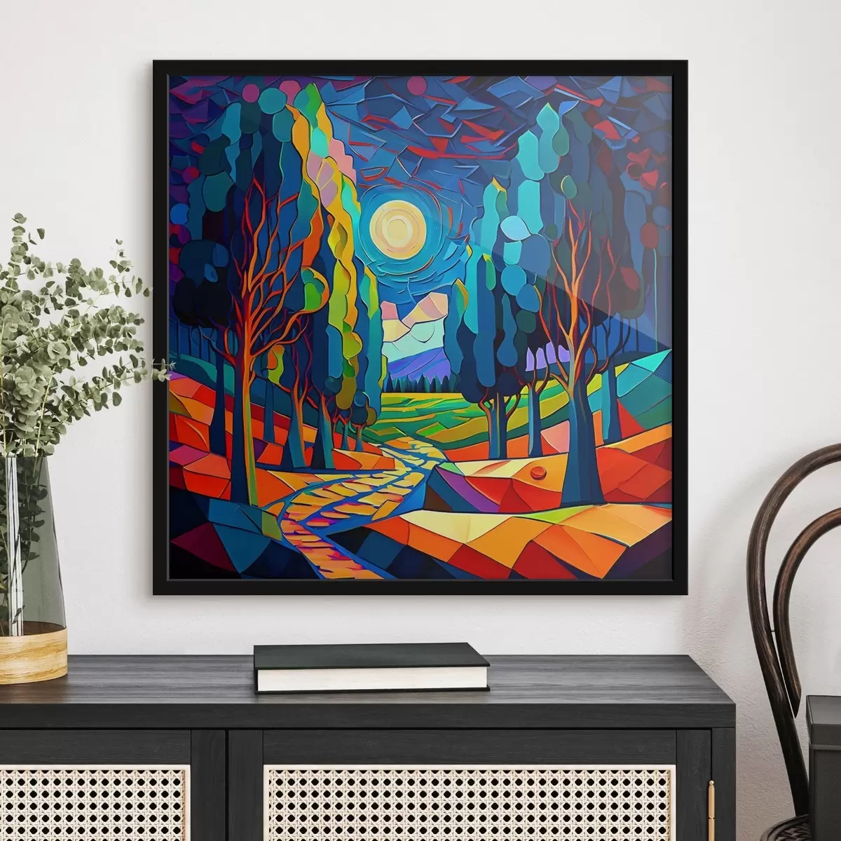 Poster Percorso acquerello f38054