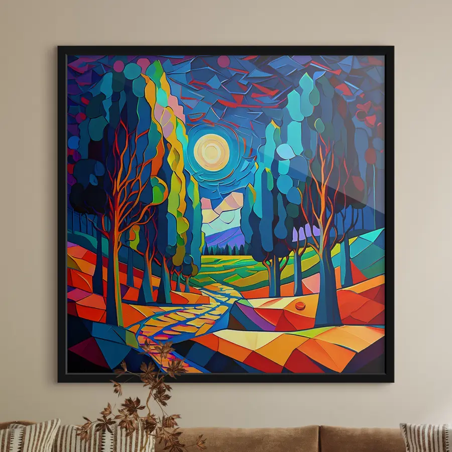 carta da parati Percorso acquerello nr. f38054