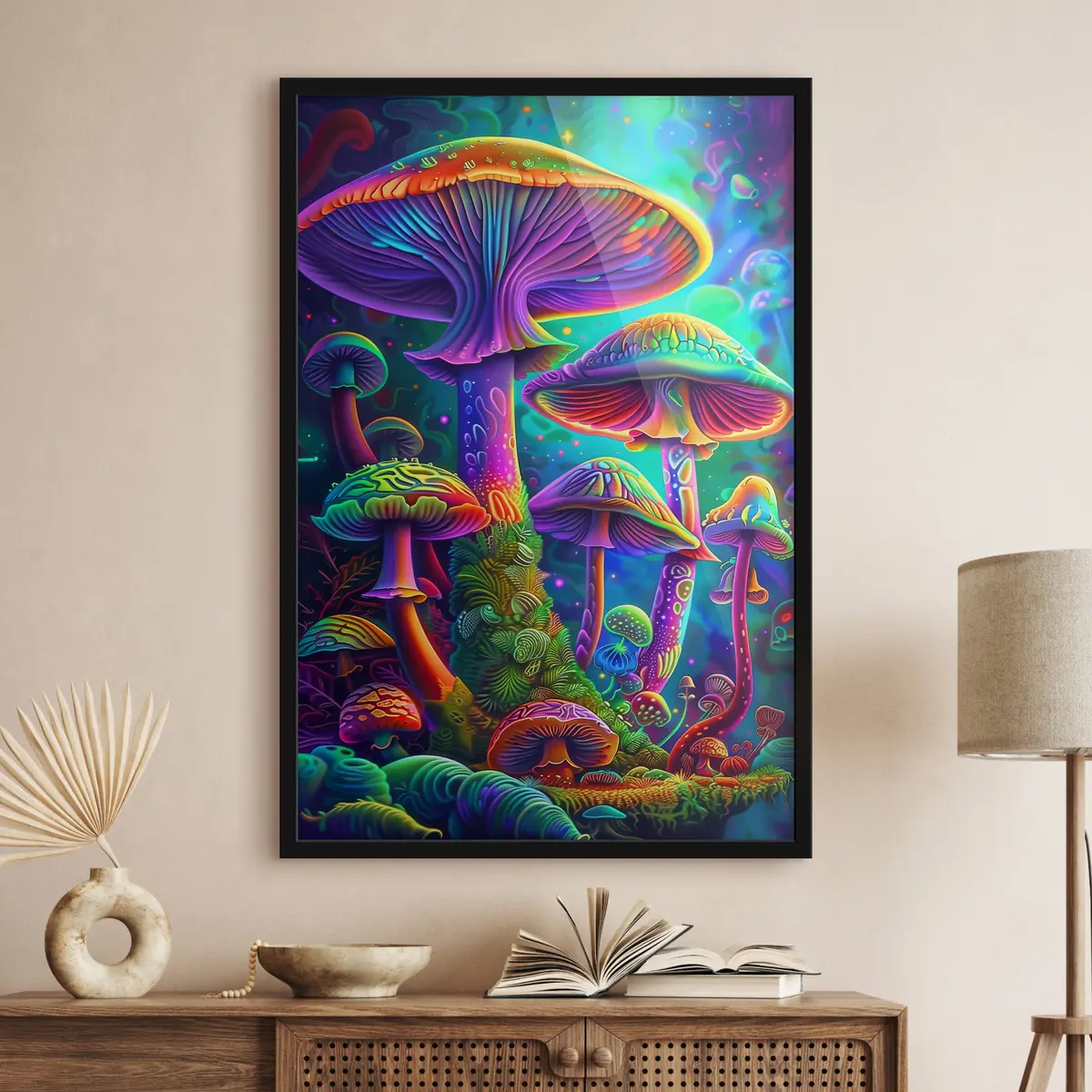 Poster Funghi astratti f38056