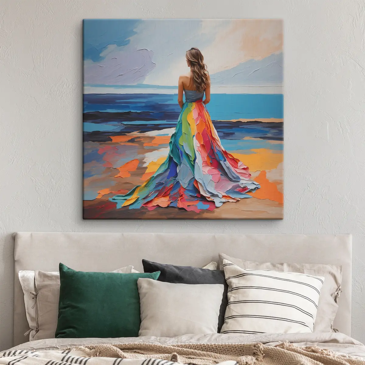 carta da parati Donna in riva al mare nr. s38171