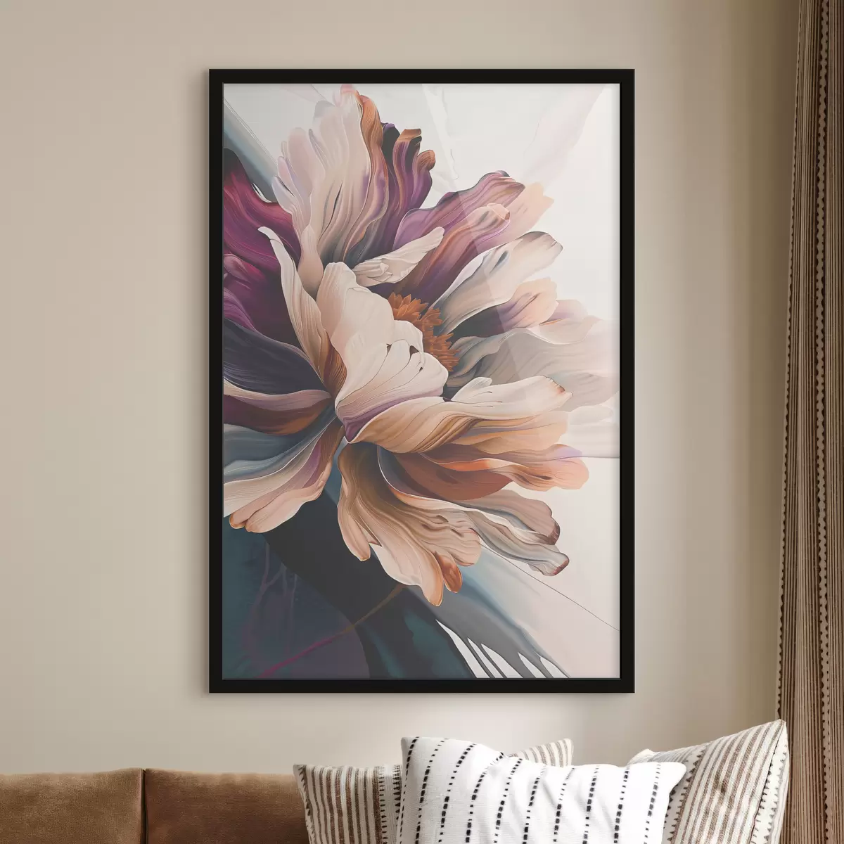 Poster Eleganti petali dalle tonalità tenui f38143