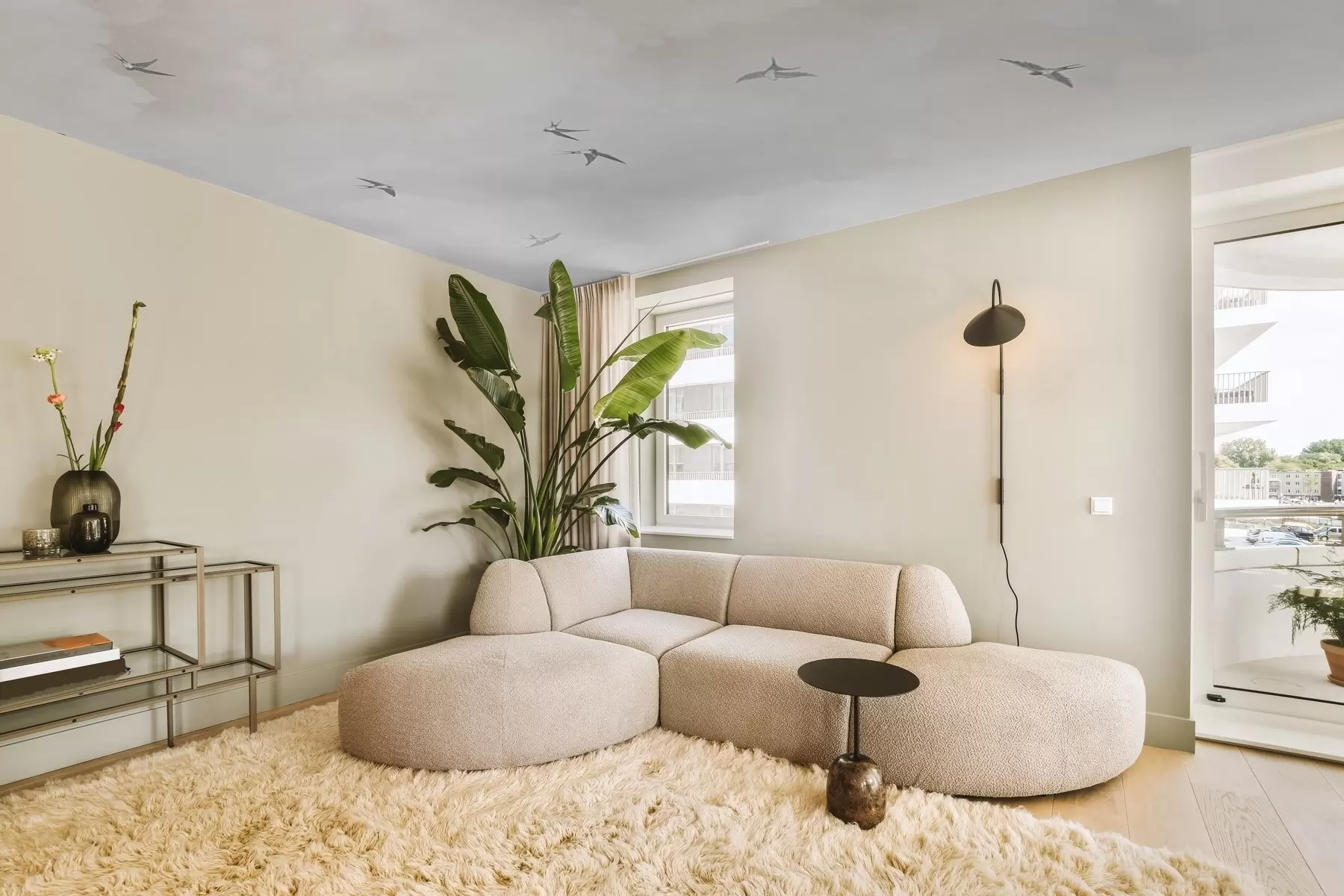 carta da parati Cielo con rondini nr. w00526v2